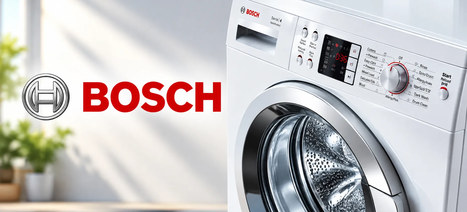 Bosch Serie 4 & Serie 6 Front Load Washing Machine Repair and EcoSilence Drum Maintenance in India
